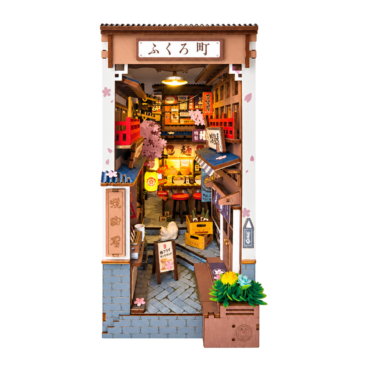 Rolife DIY Boekenhoek Sakura Wine Alley – TGB11