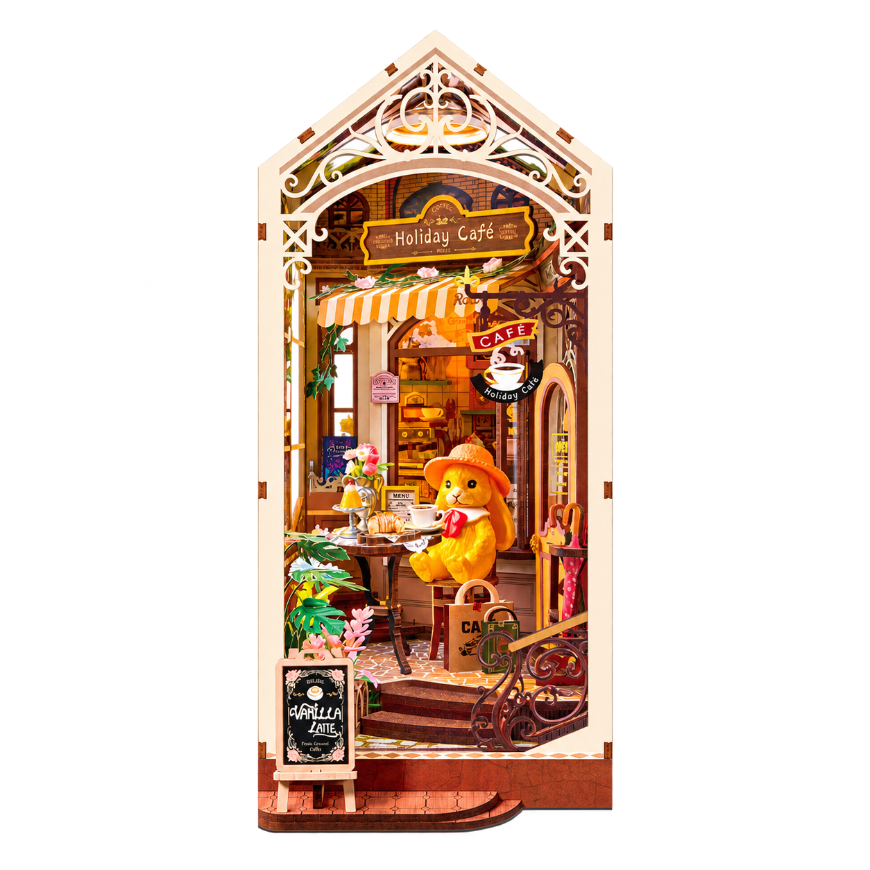 Rolife DIY Boekenhoek Holiday Cafe – TGB15