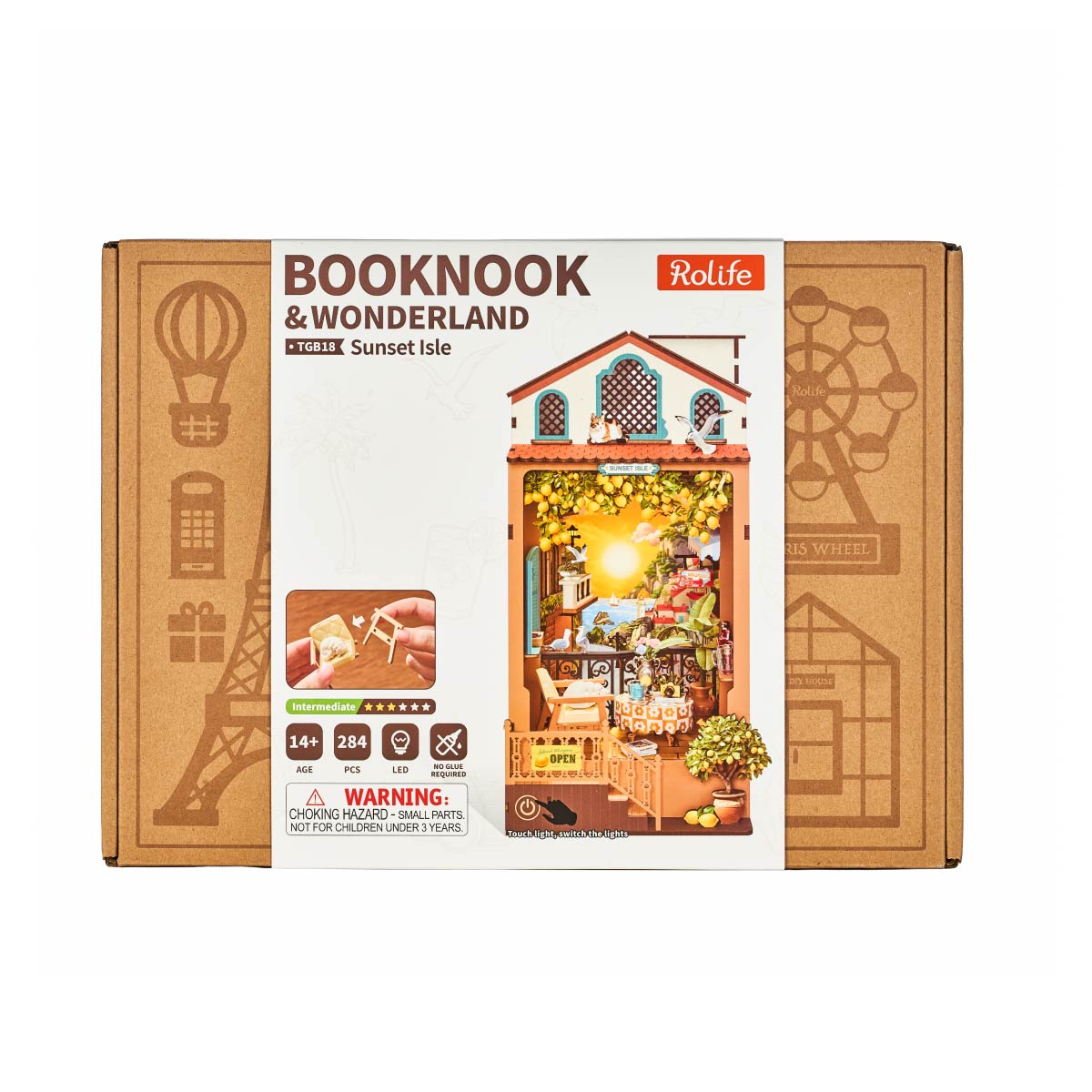 Rolife DIY Boekenhoek Sunset Isle – TGB18 - Afbeelding 7