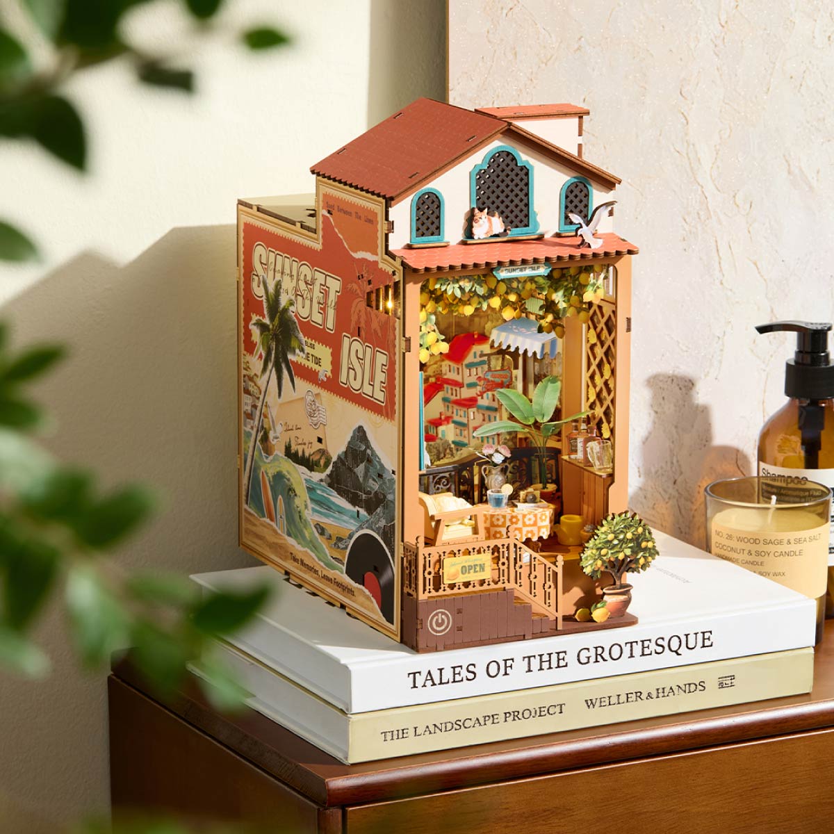 Rolife DIY Boekenhoek Sunset Isle – TGB18 - Afbeelding 3
