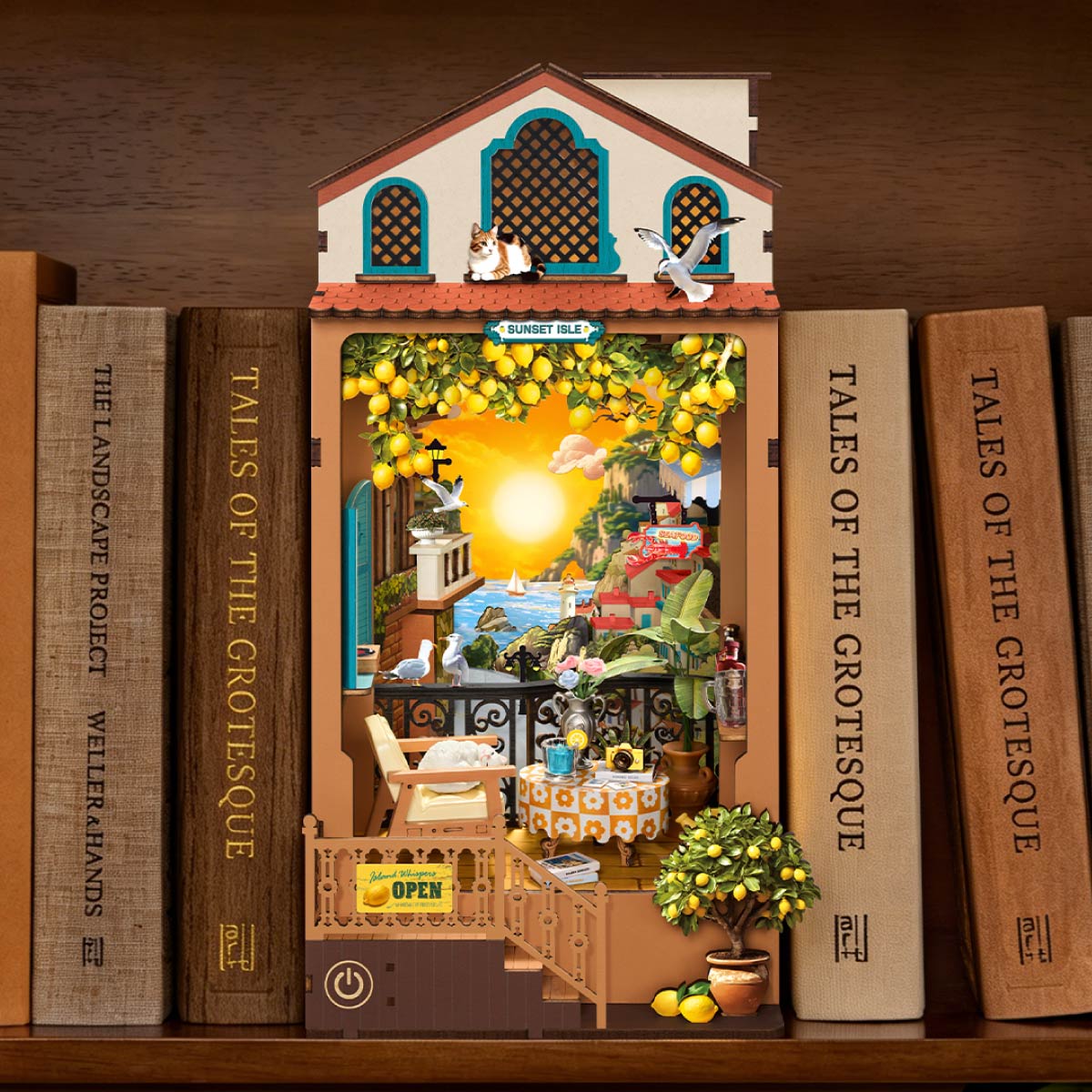 Rolife DIY Boekenhoek Sunset Isle – TGB18 - Afbeelding 4