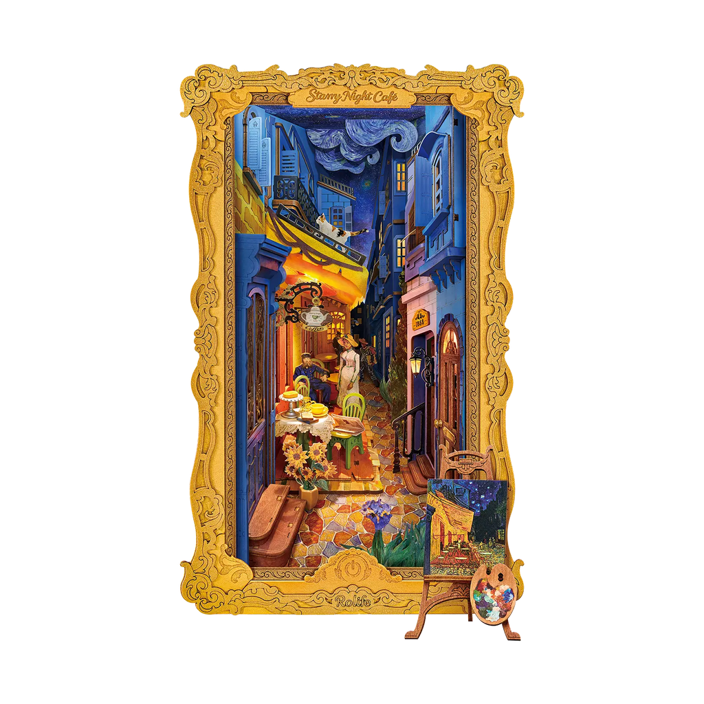 Rolife Book Nook Starry Night Café TGB25