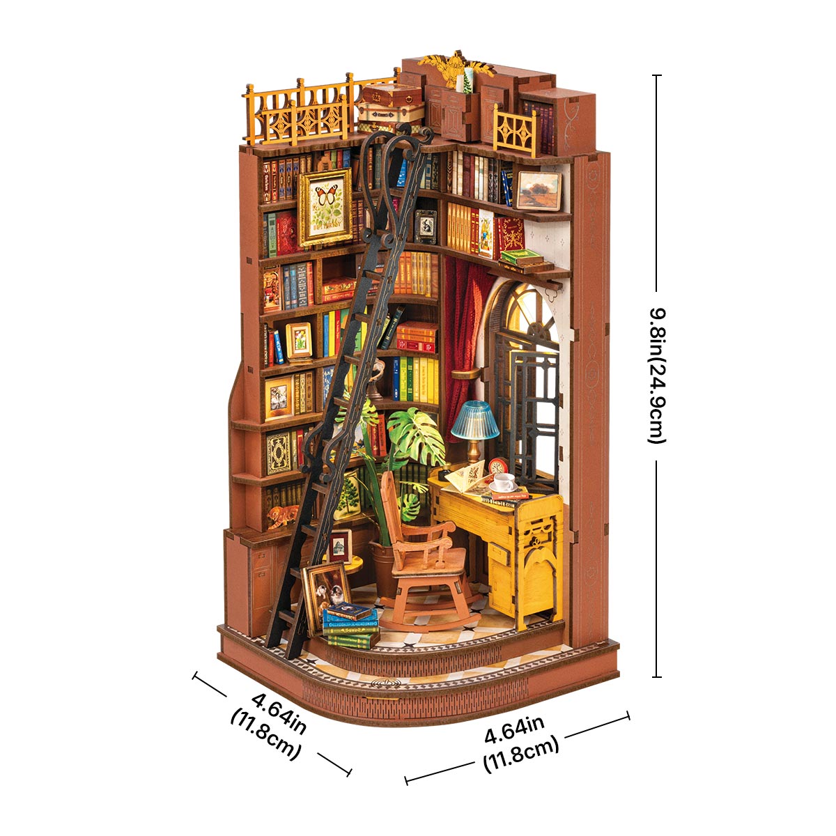 Rolife DIY Boekenhoek Silent Corner Study – TGE02 - Afbeelding 7