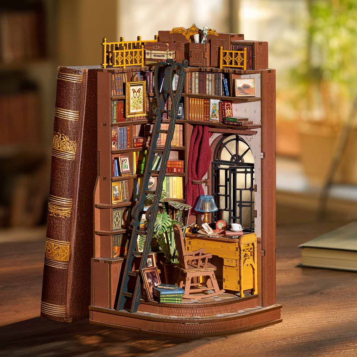 Rolife DIY Boekenhoek Silent Corner Study – TGE02 - Afbeelding 2
