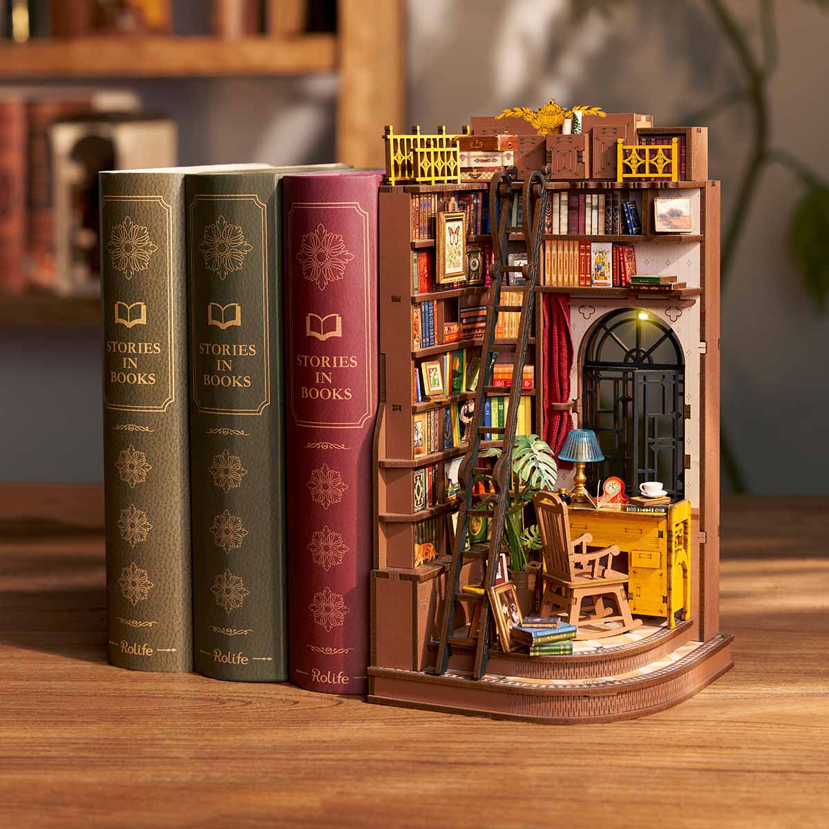 Rolife DIY Boekenhoek Silent Corner Study – TGE02 - Afbeelding 6