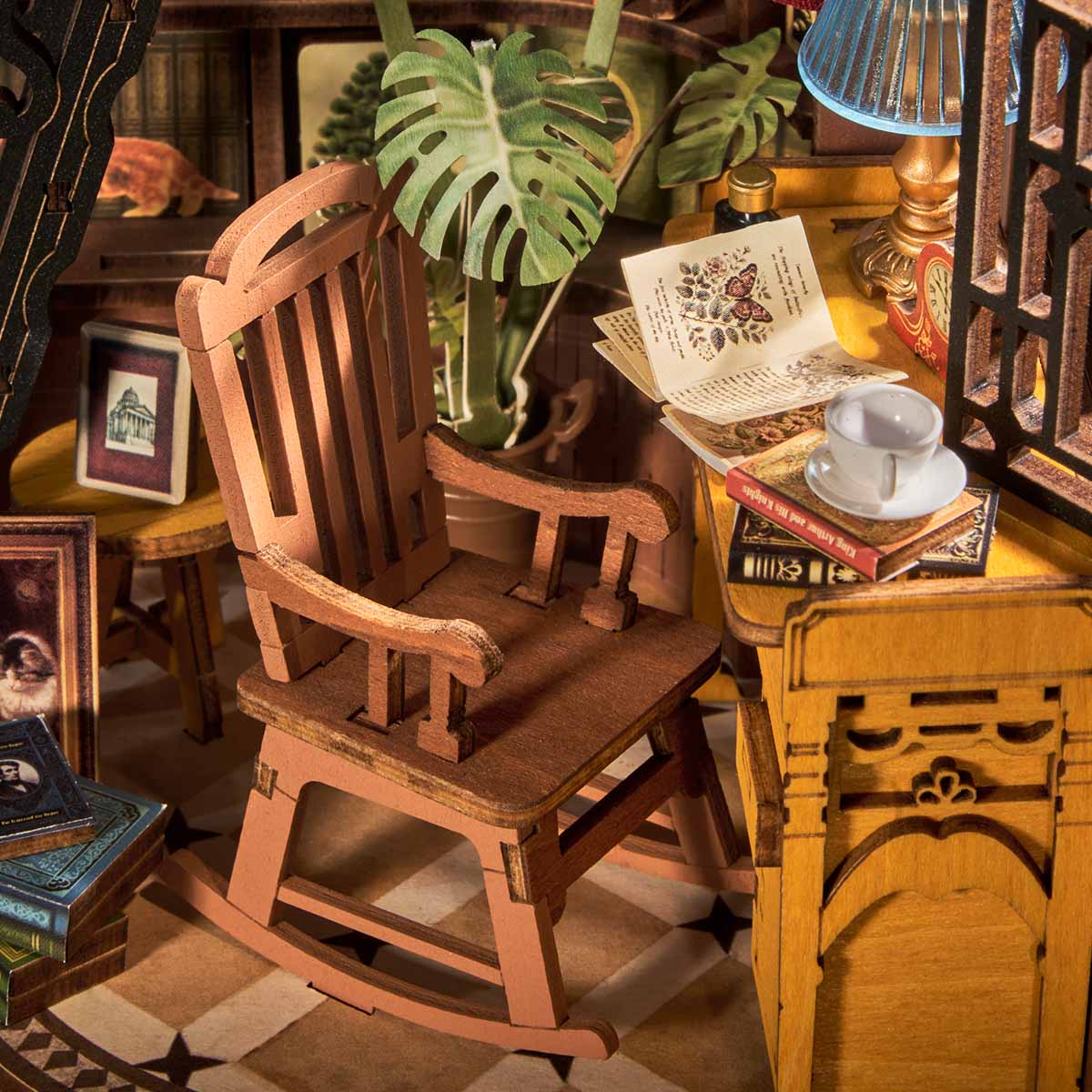Rolife DIY Boekenhoek Silent Corner Study – TGE02 - Afbeelding 4