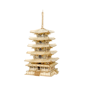 Rolife 3D Houten Puzzel Pagode met Vijf Verdiepingen – TGN02