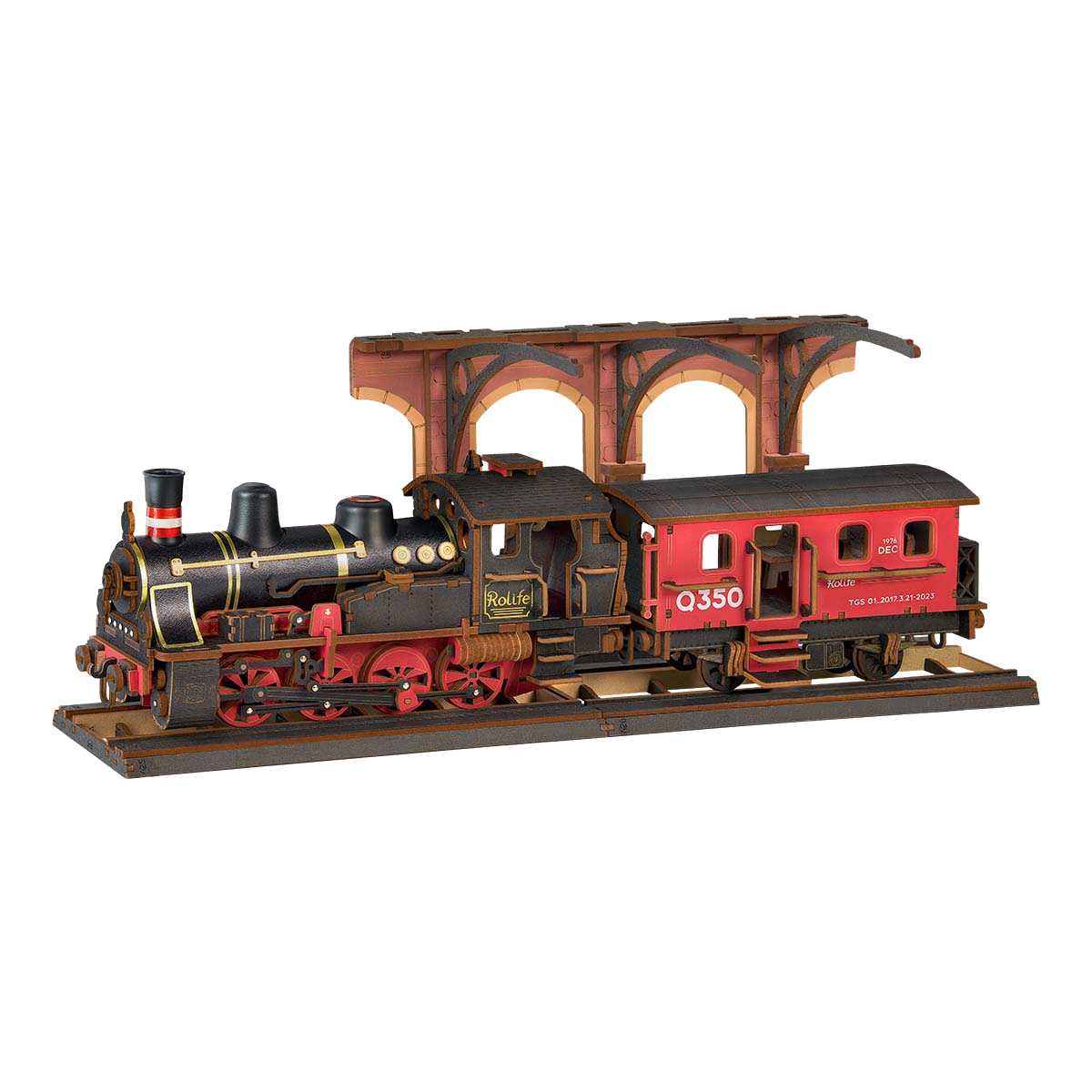 Rolife 3D Houten Puzzel Steam Journey – TGS01