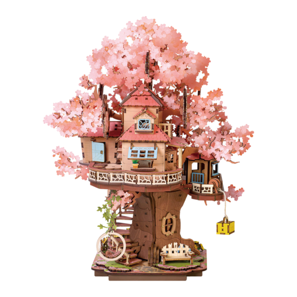 Rolife 3D Houten Puzzel Sakura Tree House – TGS04