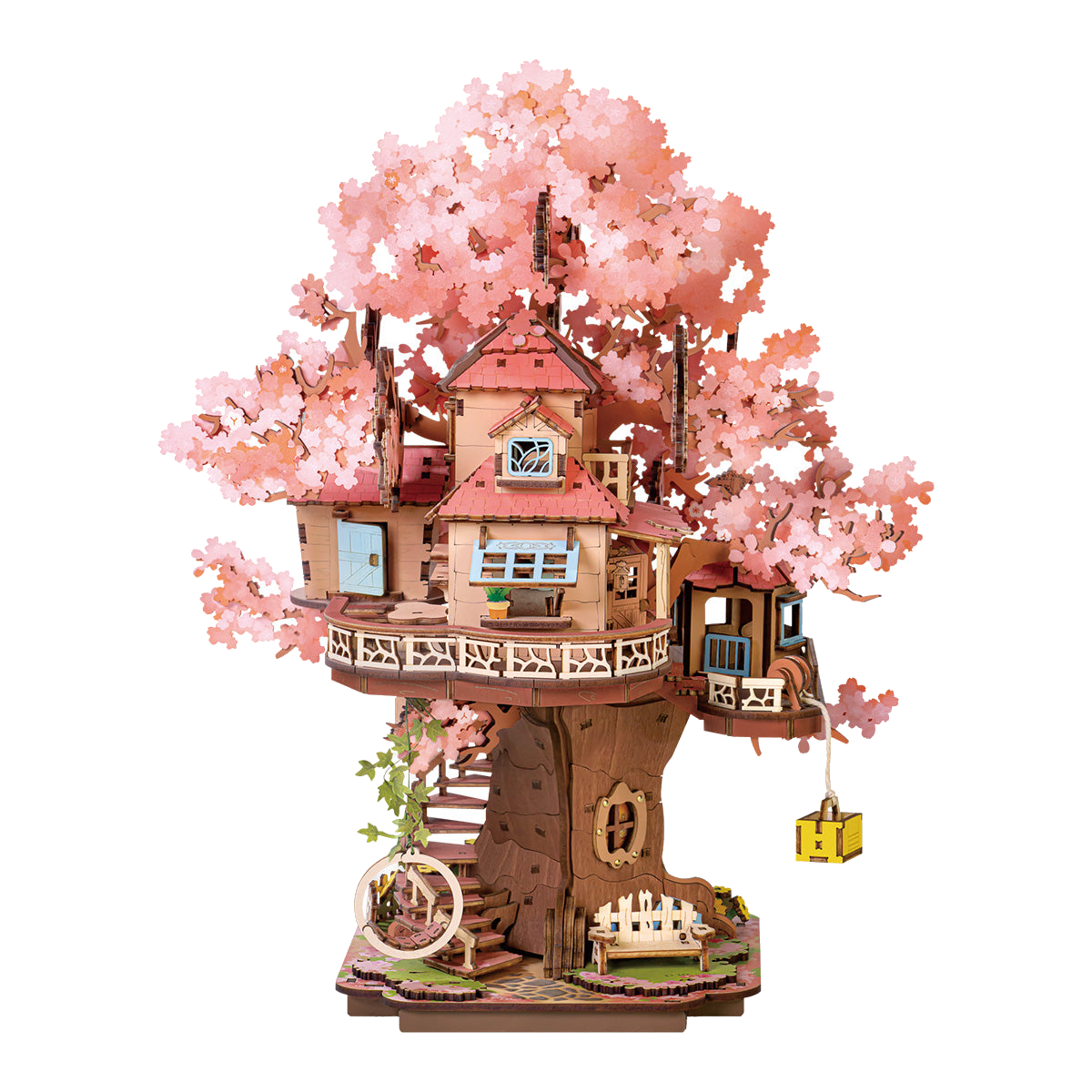Rolife 3D Houten Puzzel Sakura Tree House – TGS04