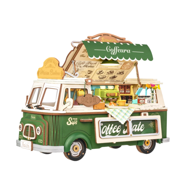 Rolife 3D Houten Puzzel Leo's Koffietruck – TGS07
