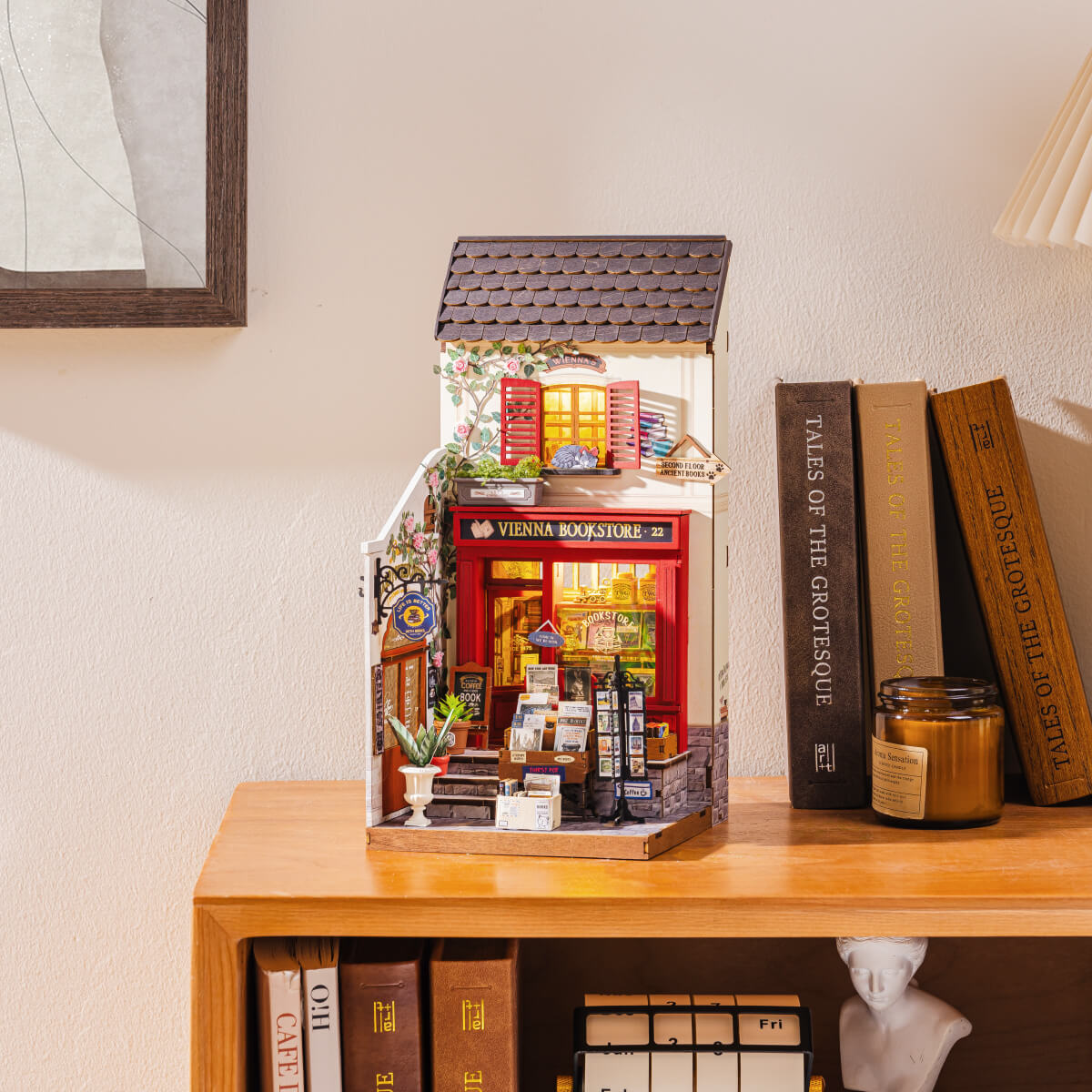 Rolife DIY Miniatuurhuis Weense Boekhandel DG183 - Afbeelding 3