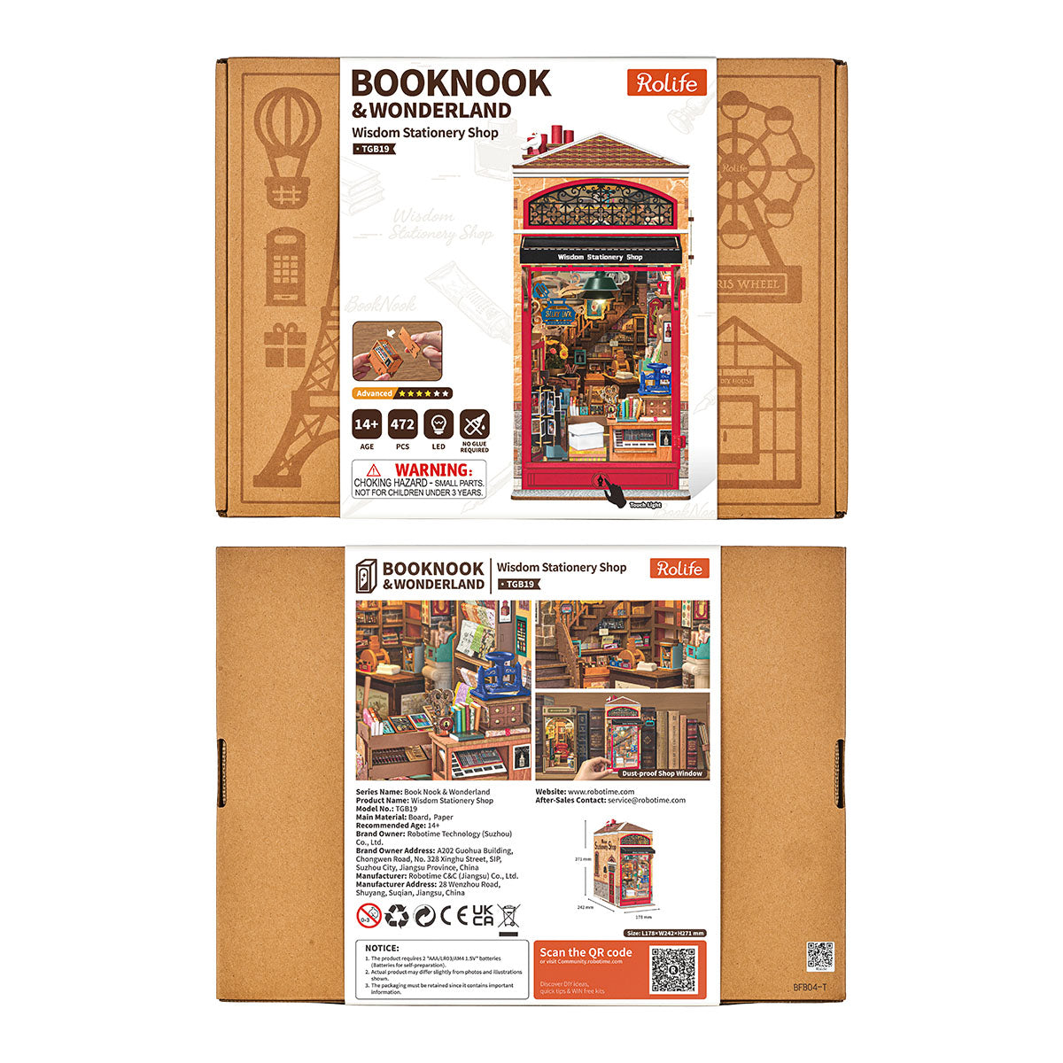 Rolife DIY Boekenhoek Wisdom Stationery Shop – TGB19 - Afbeelding 7