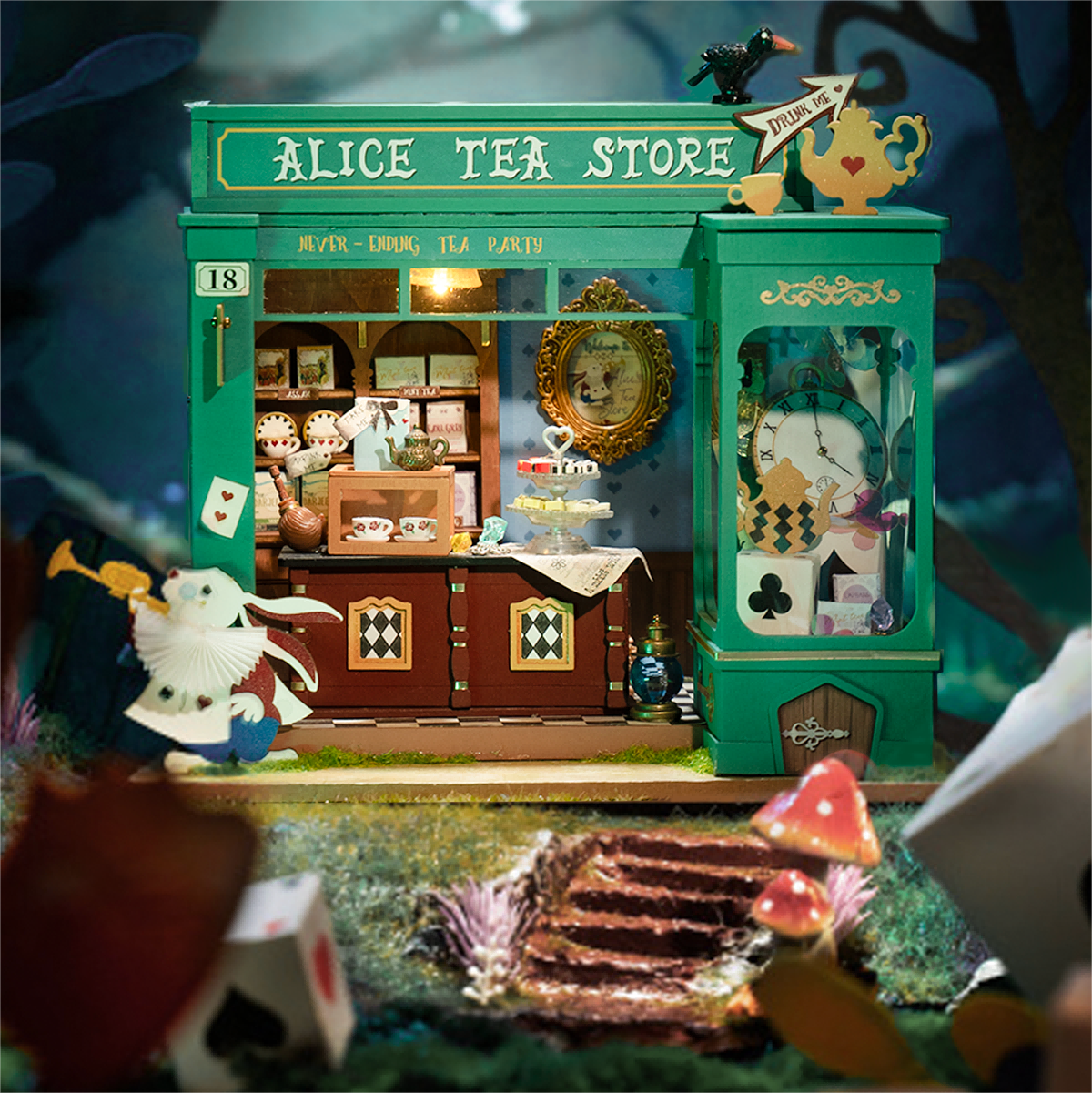 Rolife DIY Miniatuurhuis Alice’s Theewinkel DG156 - Afbeelding 2