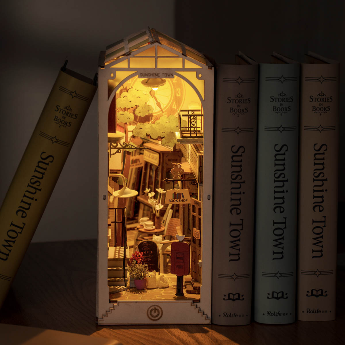 Rolife DIY Boekenhoek Stories in Books – bundel van 4 kits - Afbeelding 6