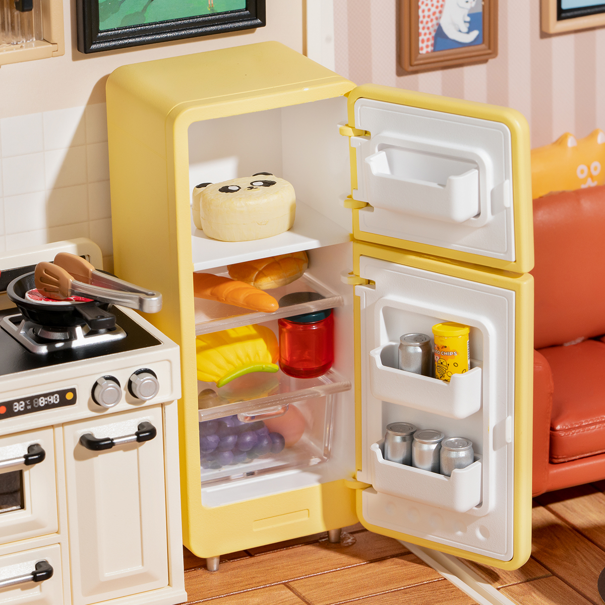 Rolife Super Creator Happy Meals Keuken DW008 - Afbeelding 3