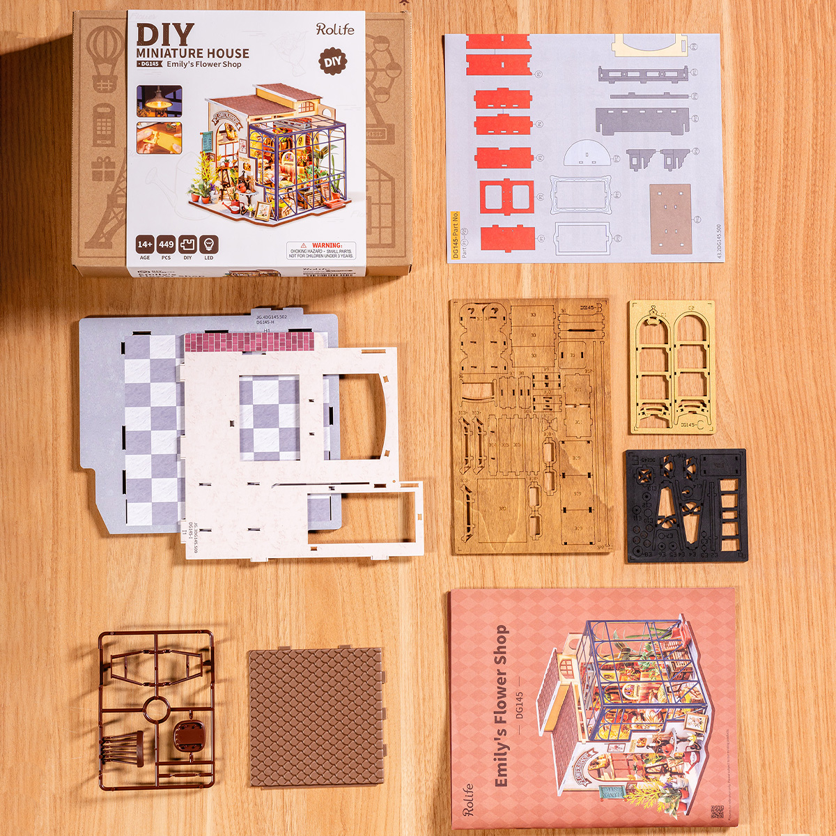 Rolife DIY Miniatuurhuis Emily’s Bloemenwinkel DG145 - Afbeelding 3