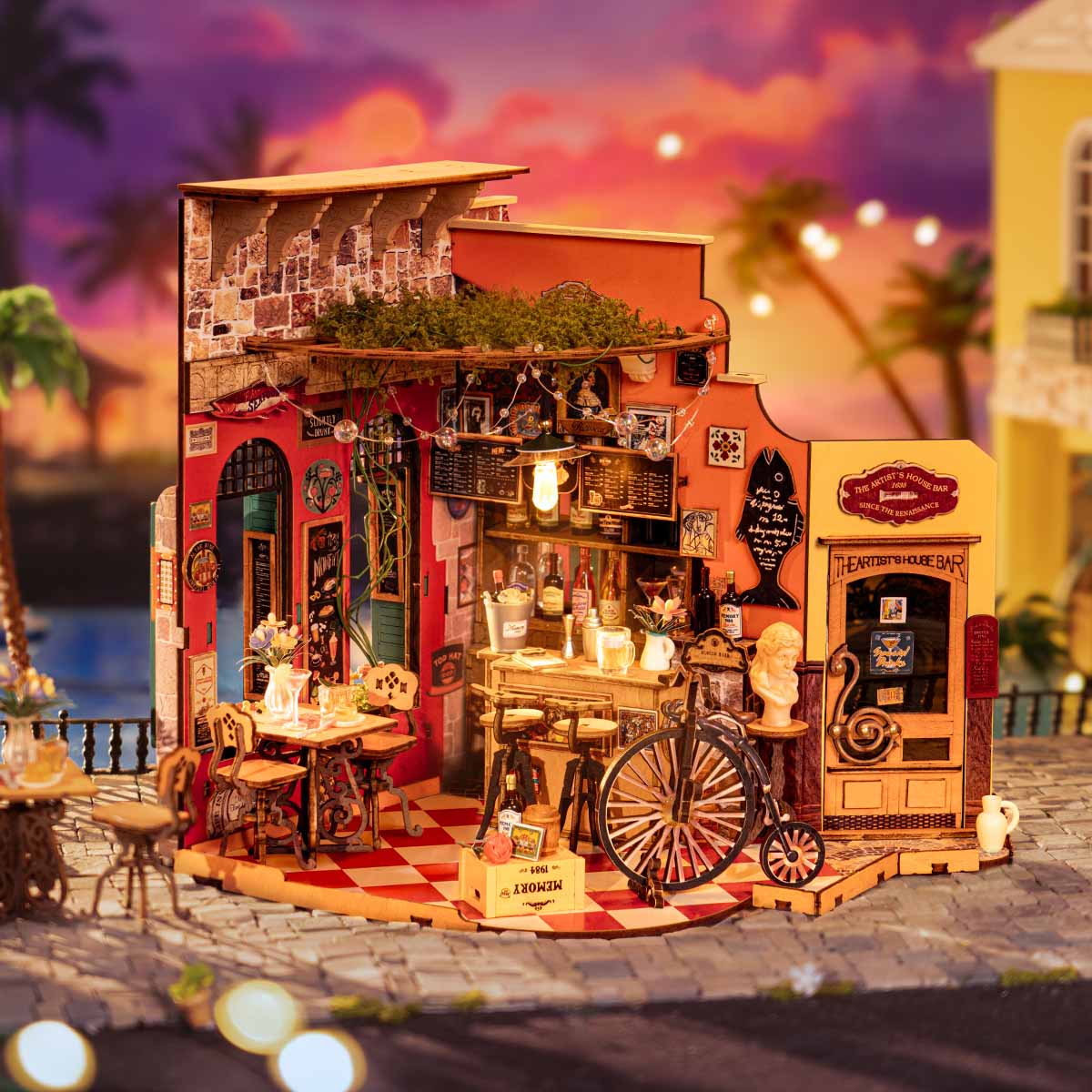 Rolife DIY Miniatuurhuis Cheers Bar & Dining DG173 - Afbeelding 2