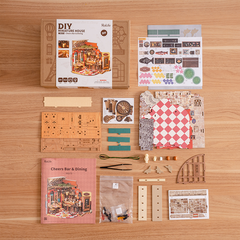 Rolife DIY Miniatuurhuis Cheers Bar & Dining DG173 - Afbeelding 3