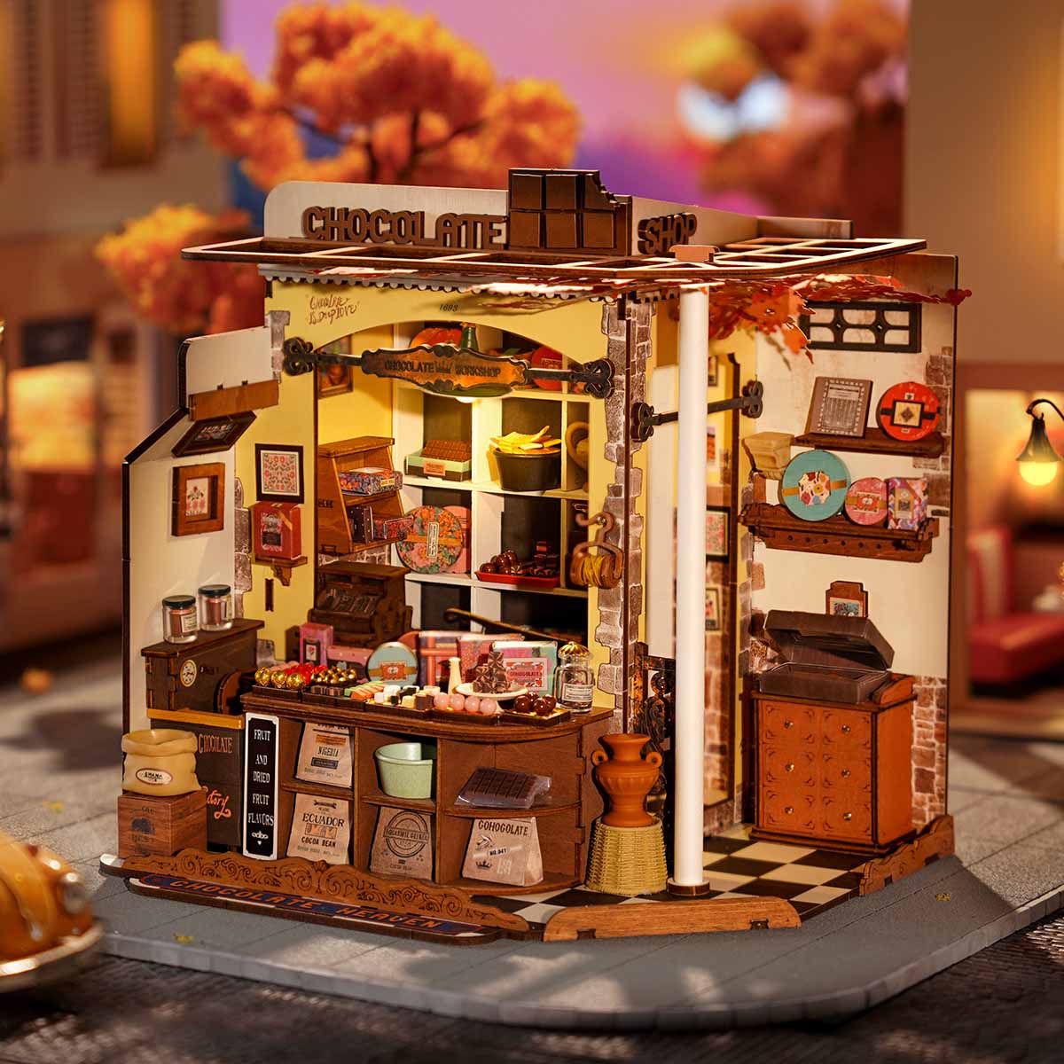 Rolife DIY Miniatuurhuis Henry’s Chocoladewinkel DG174 - Afbeelding 2
