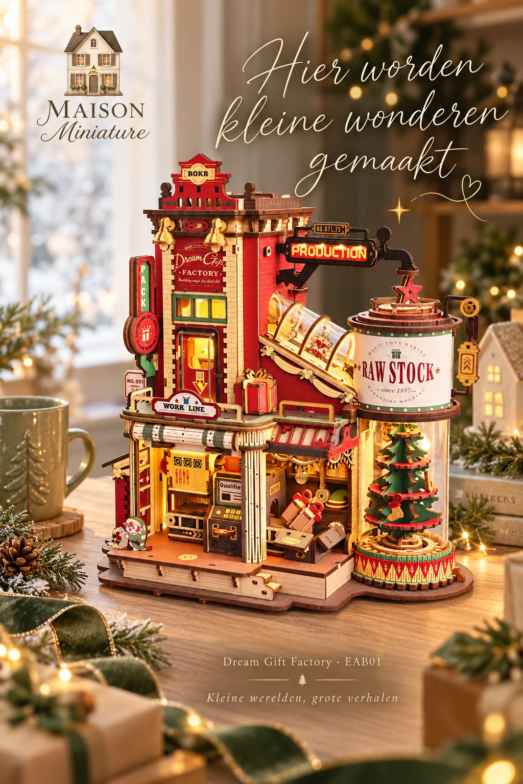 Hier worden kleine wonderen gemaakt: de ROKR Dream Gift Factory