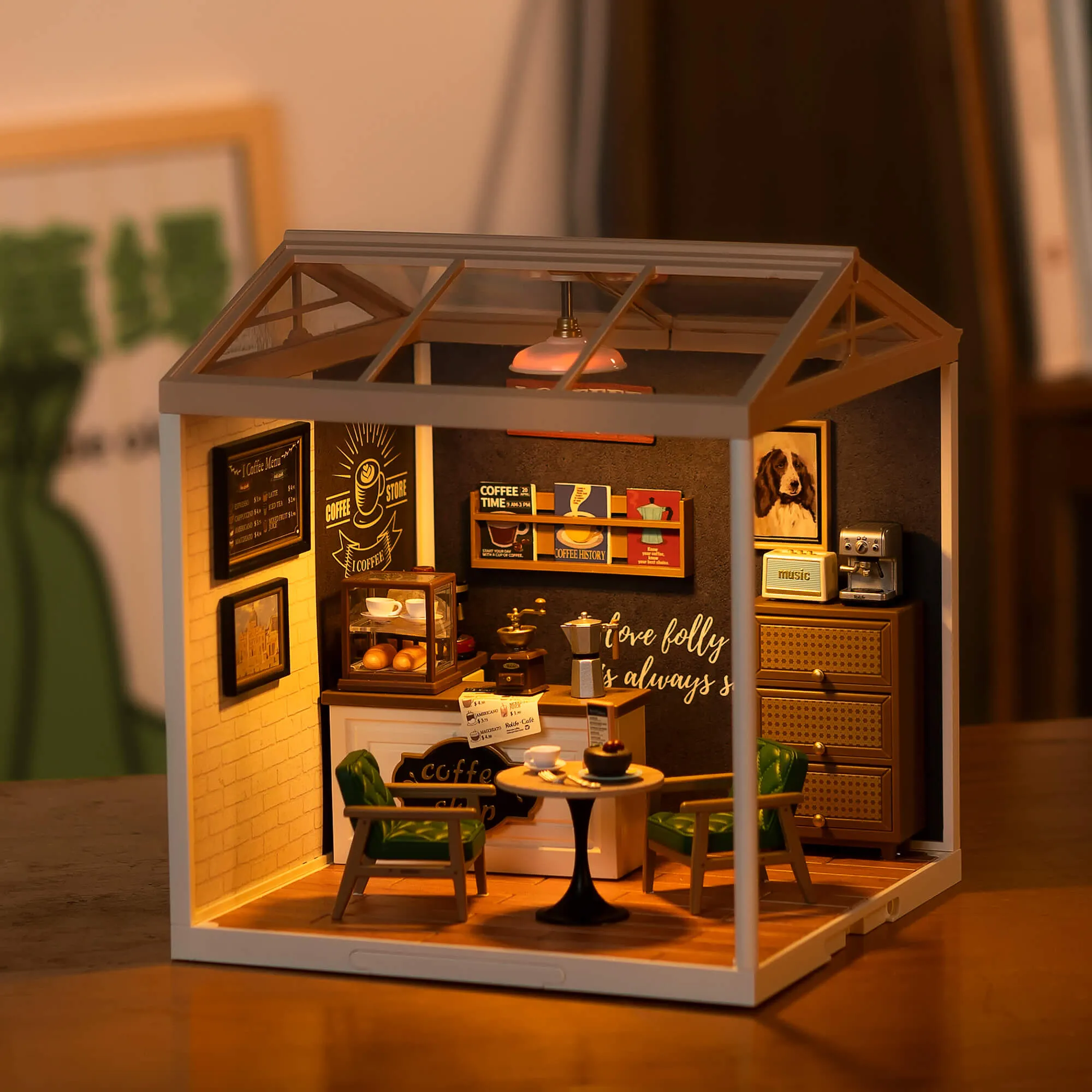 Rolife Super Creator Daily Inspiration Café DW001B - Afbeelding 2