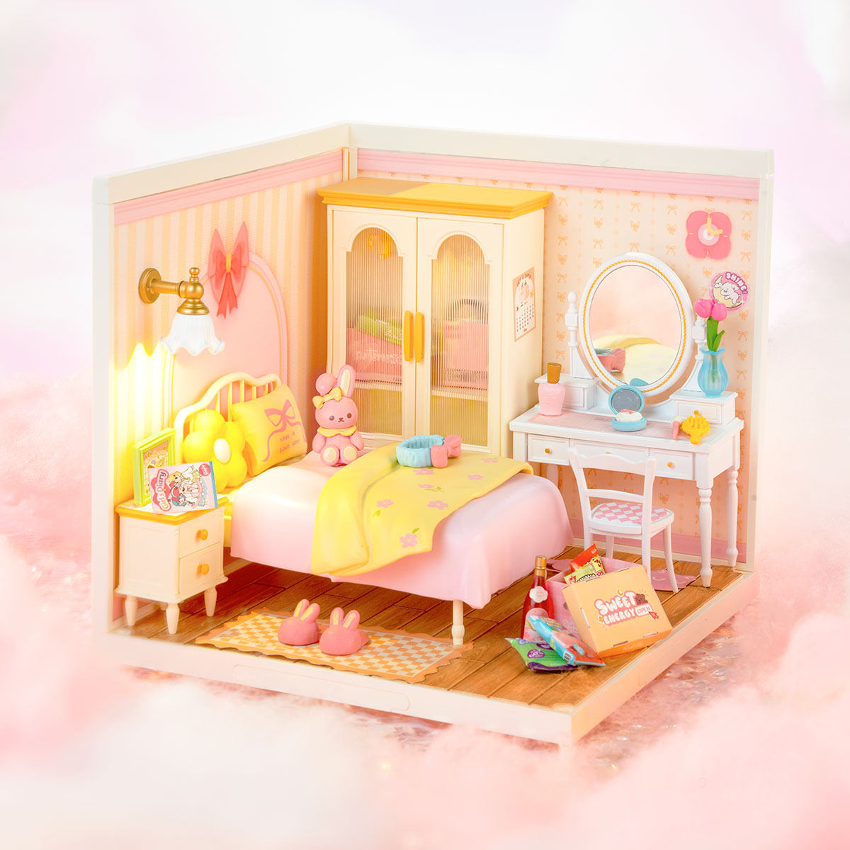 Rolife Super Creator Lovely Pink Slaapkamer DW016 - Afbeelding 3