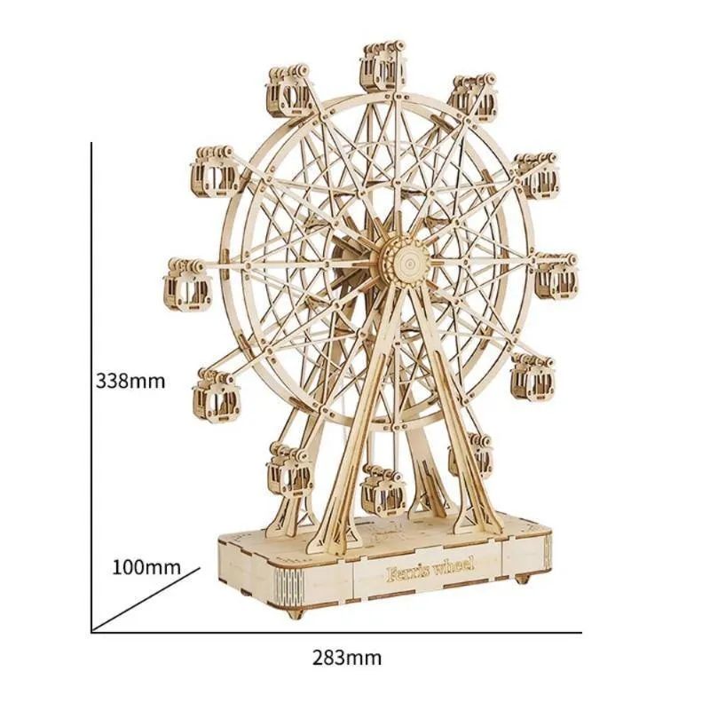 Rolife DIY Muziekdoos Giant Ferris Wheel – TGN01 - Afbeelding 6