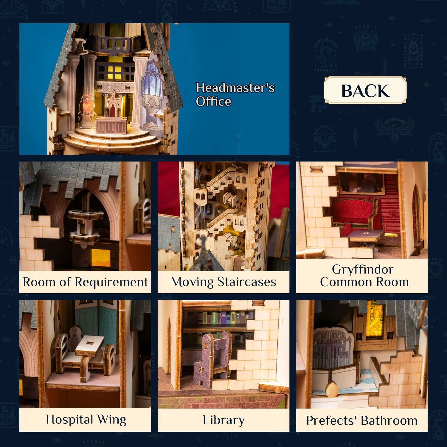 Harry Potter 3D modelbouw Hogwarts Great Hall – 1610 - Afbeelding 7