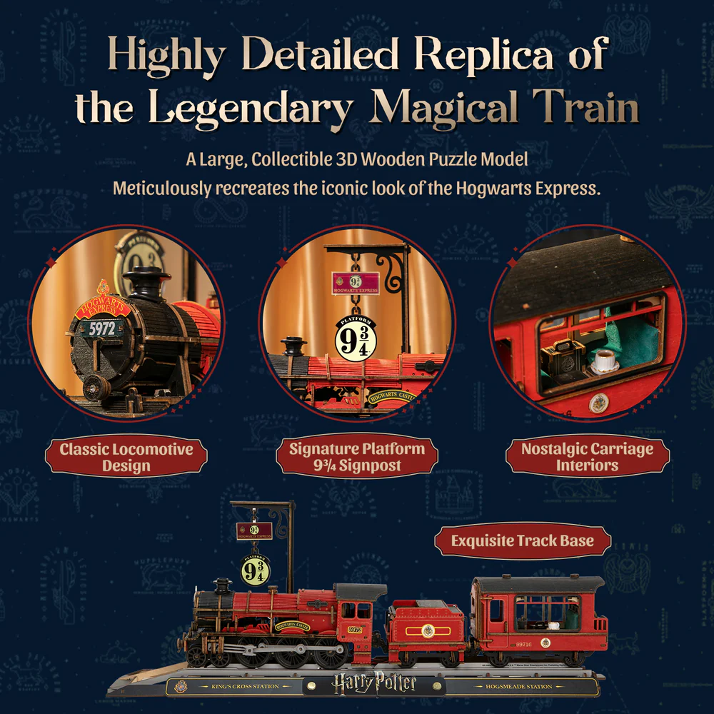Harry Potter 3D modelbouw Hogwarts Express – 1612 - Afbeelding 4