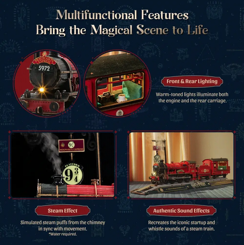 Harry Potter 3D modelbouw Hogwarts Express – 1612 - Afbeelding 5
