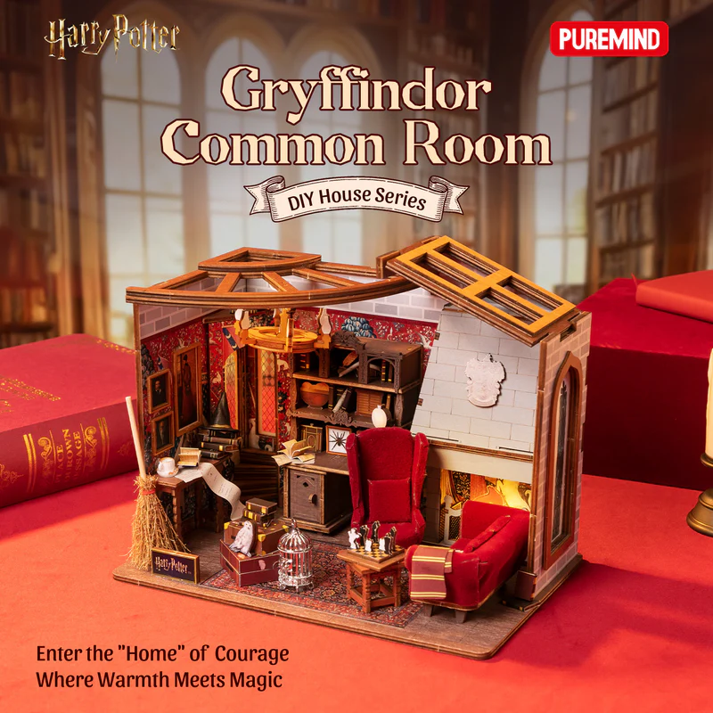 Harry Potter 3D modelbouw Gryffindor Common Room – 1621 - Afbeelding 4