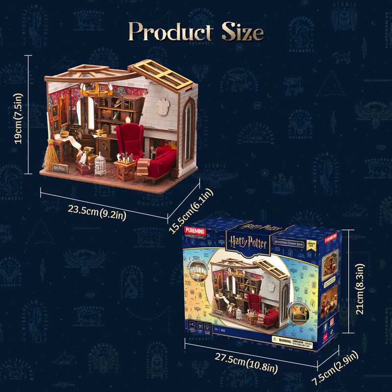 Harry Potter 3D modelbouw Gryffindor Common Room – 1621 - Afbeelding 8