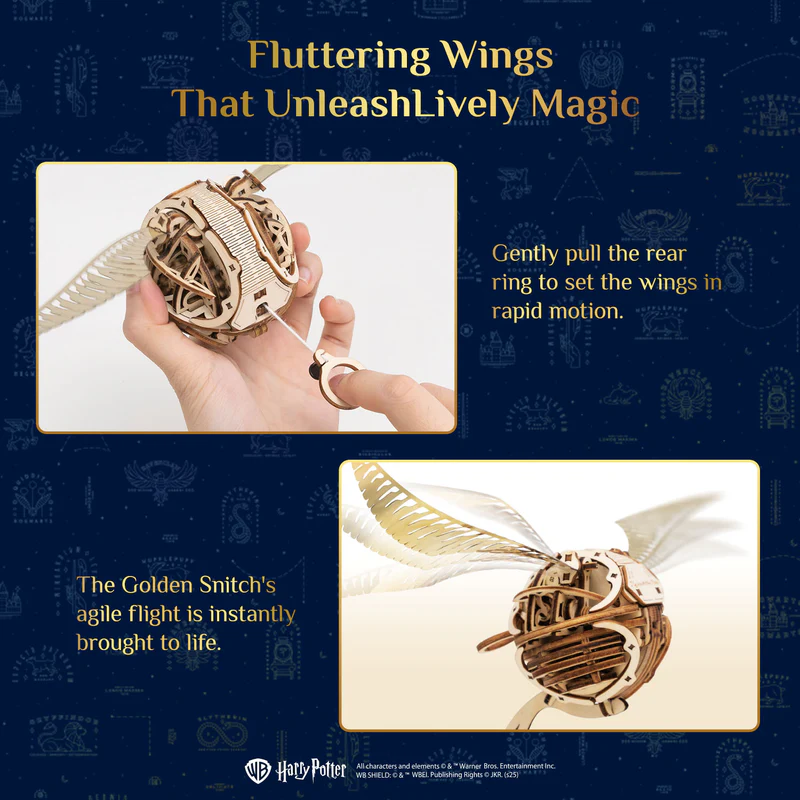 Harry Potter 3D modelbouw Golden Snitch – 1631 - Afbeelding 6