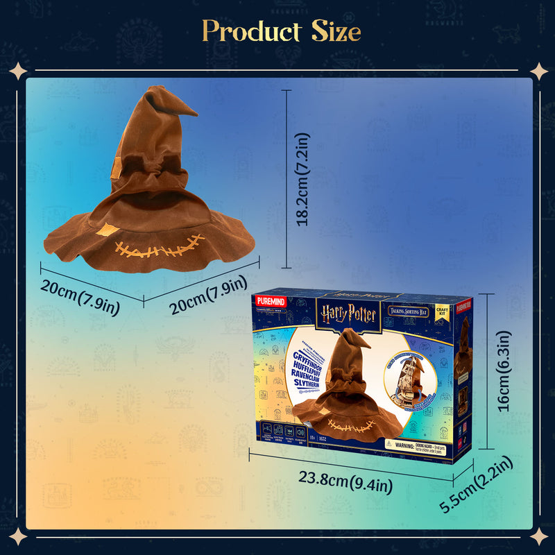 Harry Potter 3D modelbouw Talking Sorting Hat – 1632 - Afbeelding 9