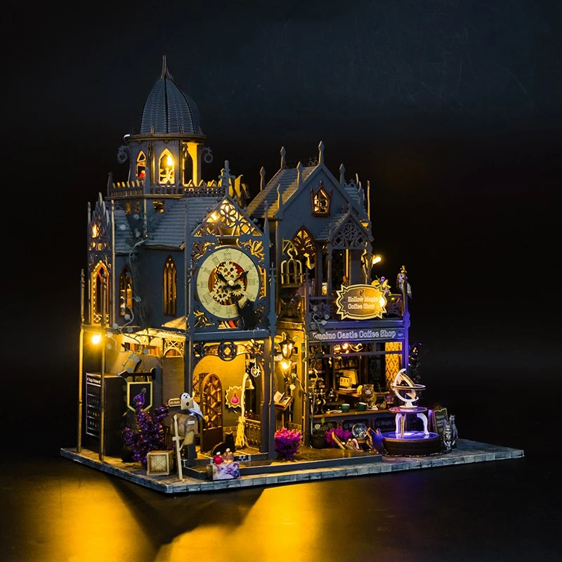 DIY Miniatuurhuis Huoluo Castle – L2401 - Afbeelding 4