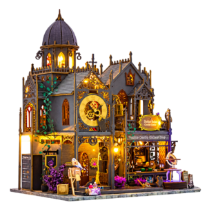 Hongda Huoluo Castle L2401 miniatuurkasteel met warme ledverlichting