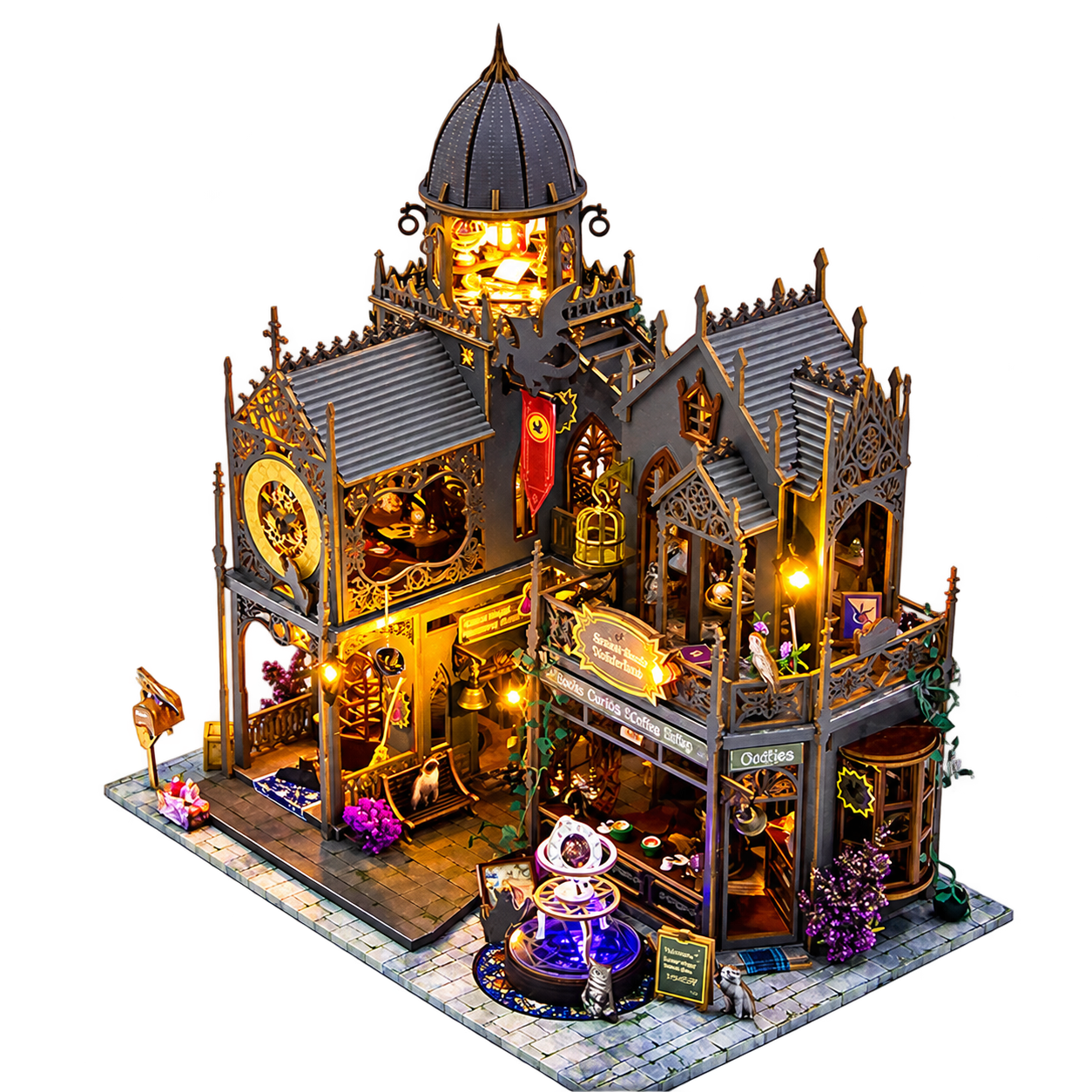 DIY Miniatuurhuis Huoluo Castle – L2401 - Afbeelding 2