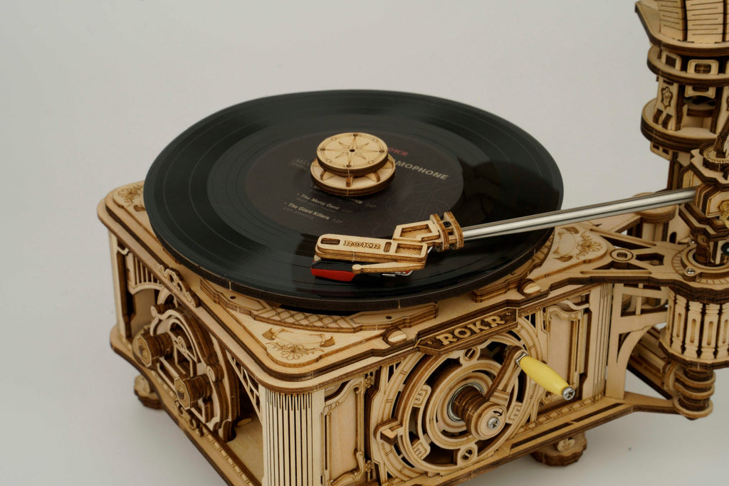ROKR Classical Gramophone (Elektrisch Model) LKB01D - Afbeelding 4
