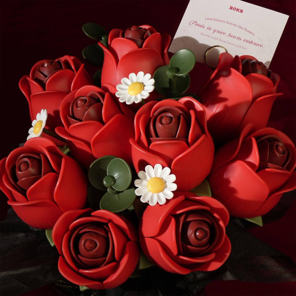 ROKR Red Rose Bouquet AF02J - Afbeelding 2