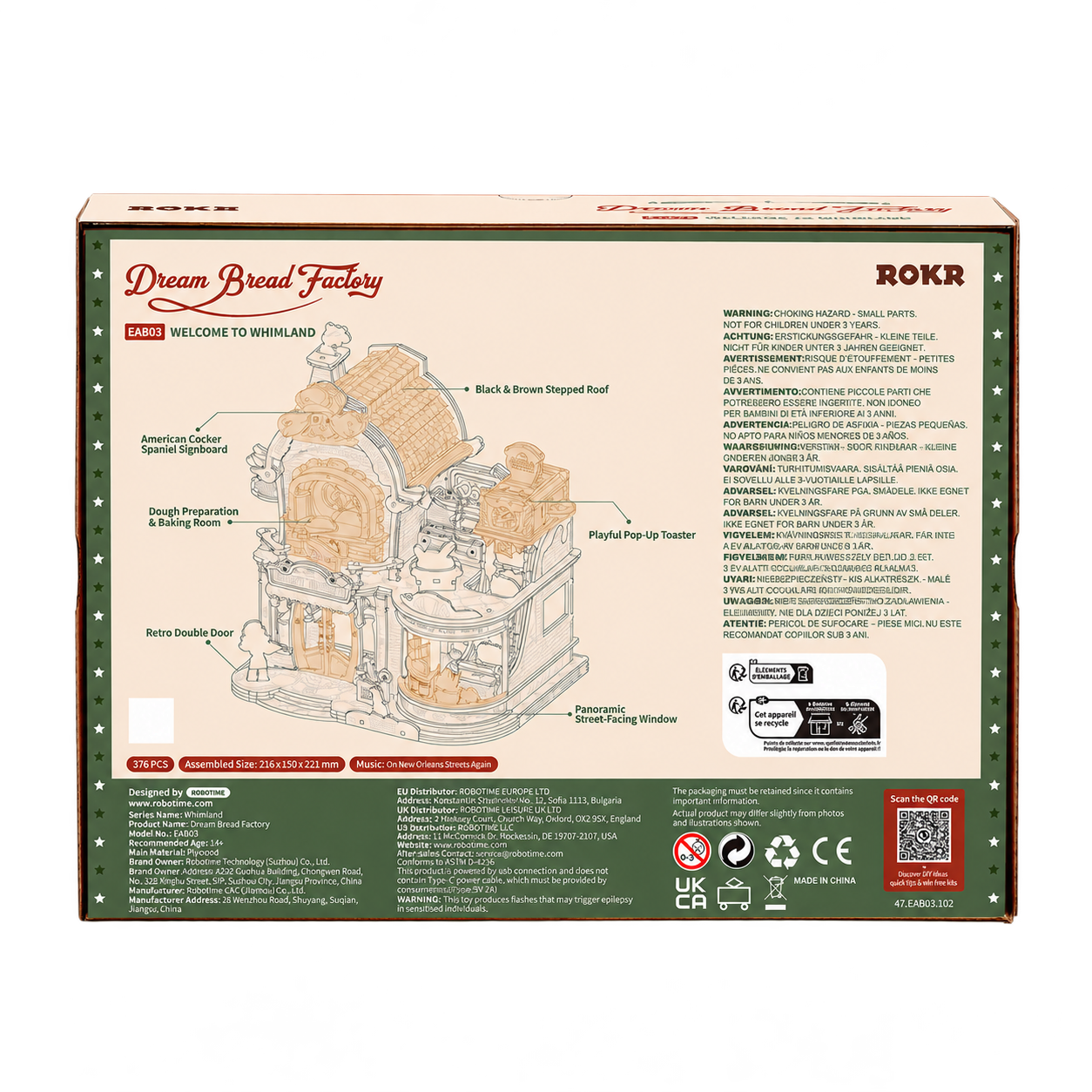 ROKR Dream Bread Factory – EAB03 - Afbeelding 2