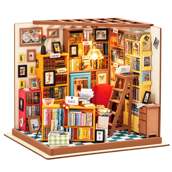 Rolife DIY Miniatuurhuis Sam’s Studeerkamer DG102