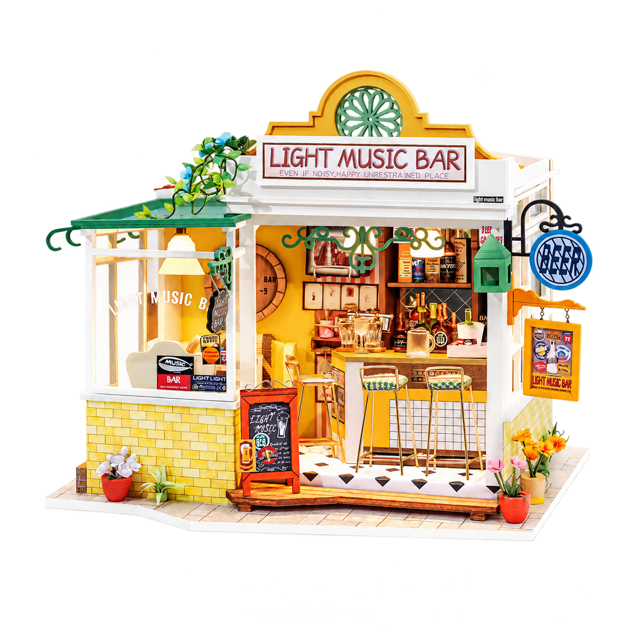 Rolife Light Music Bar DG147 – transparante productfoto