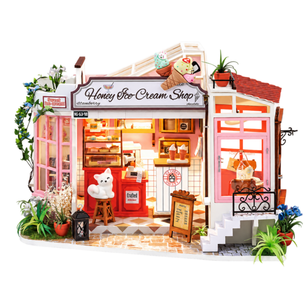Rolife Honey Ice-Cream Shop DG148 – transparante productfoto