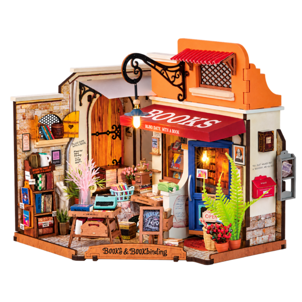 Rolife DIY Miniatuurhuis Hoekboekwinkel DG164