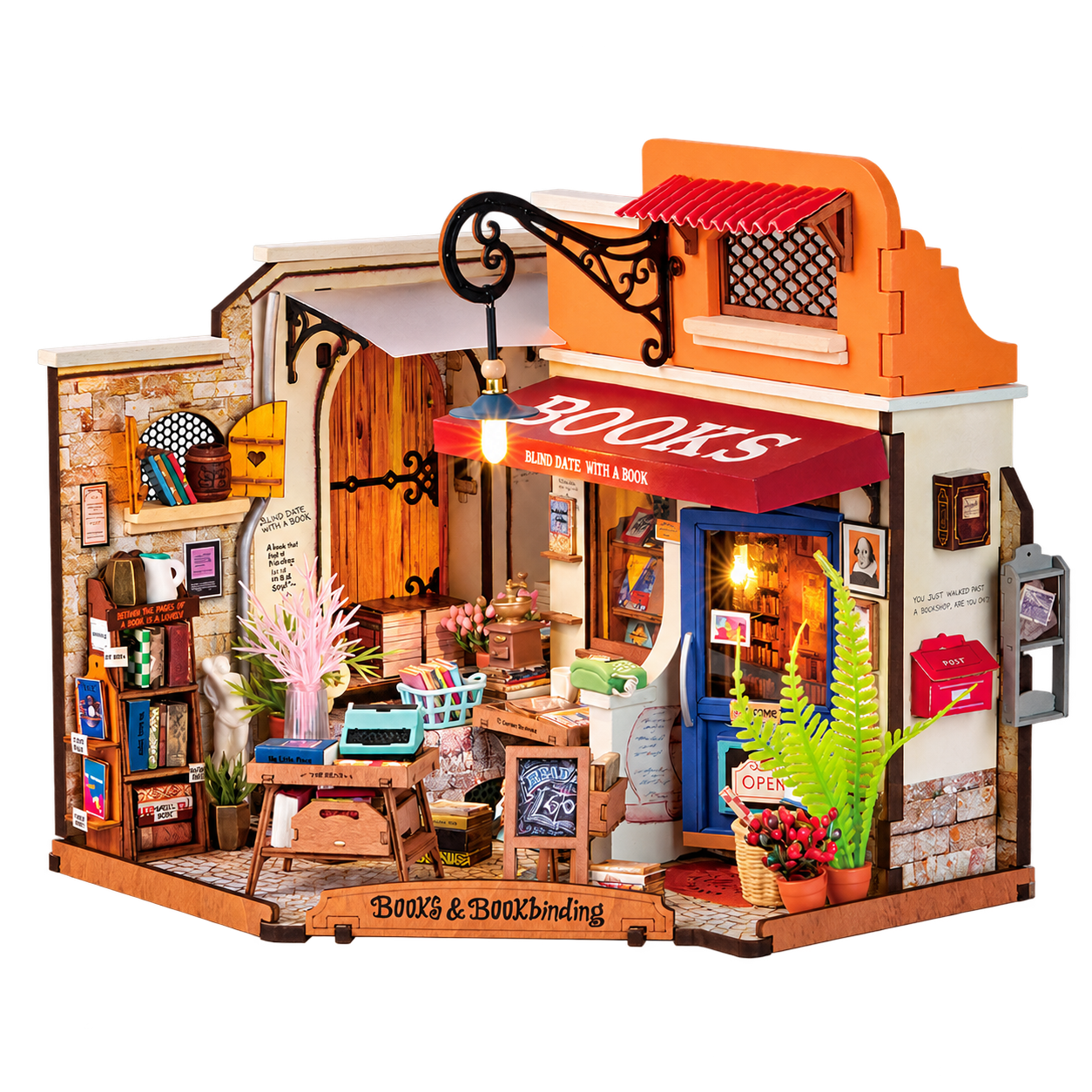 Rolife DIY Miniatuurhuis Hoekboekwinkel DG164