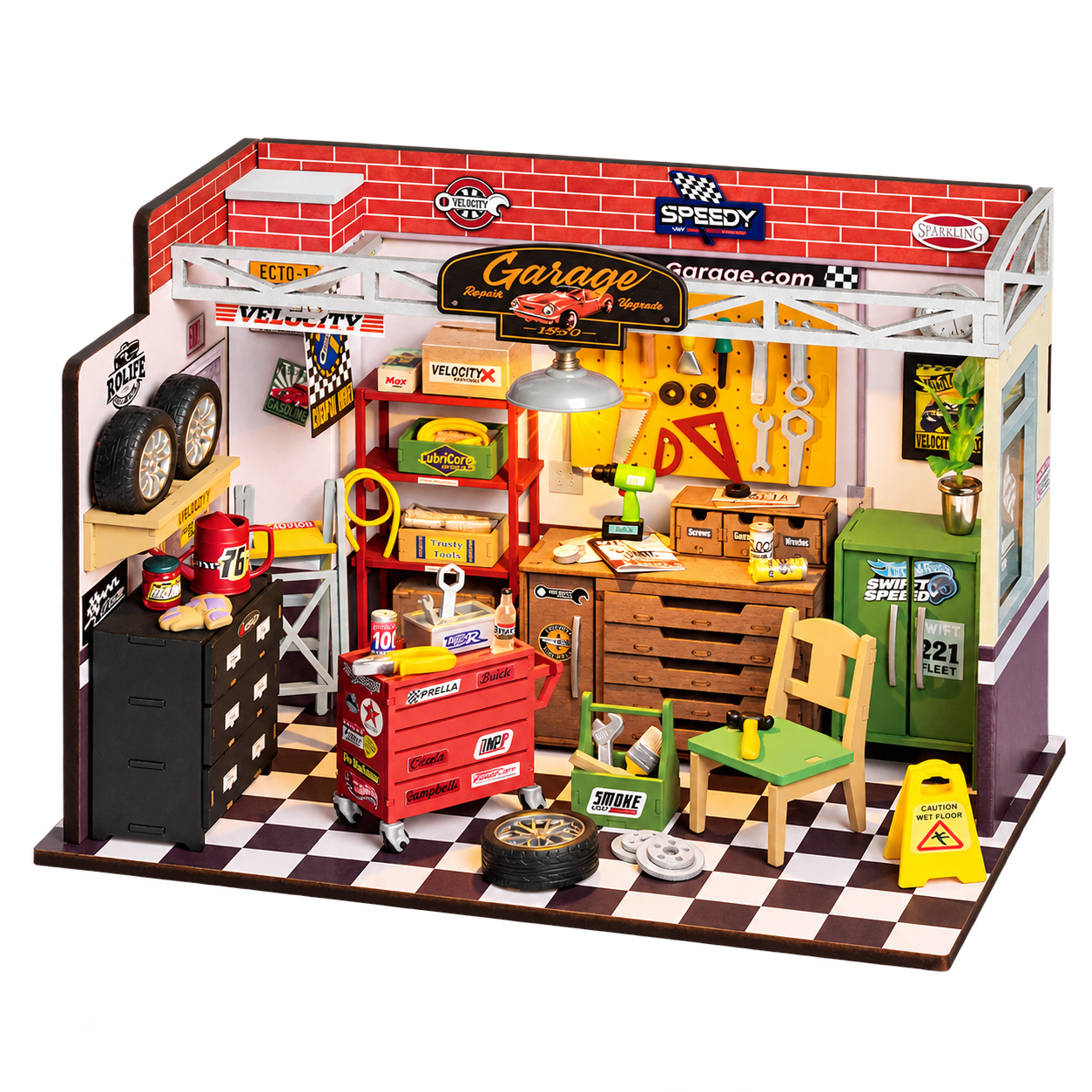 Rolife DIY Miniatuurhuis Garagewerkplaats DG165