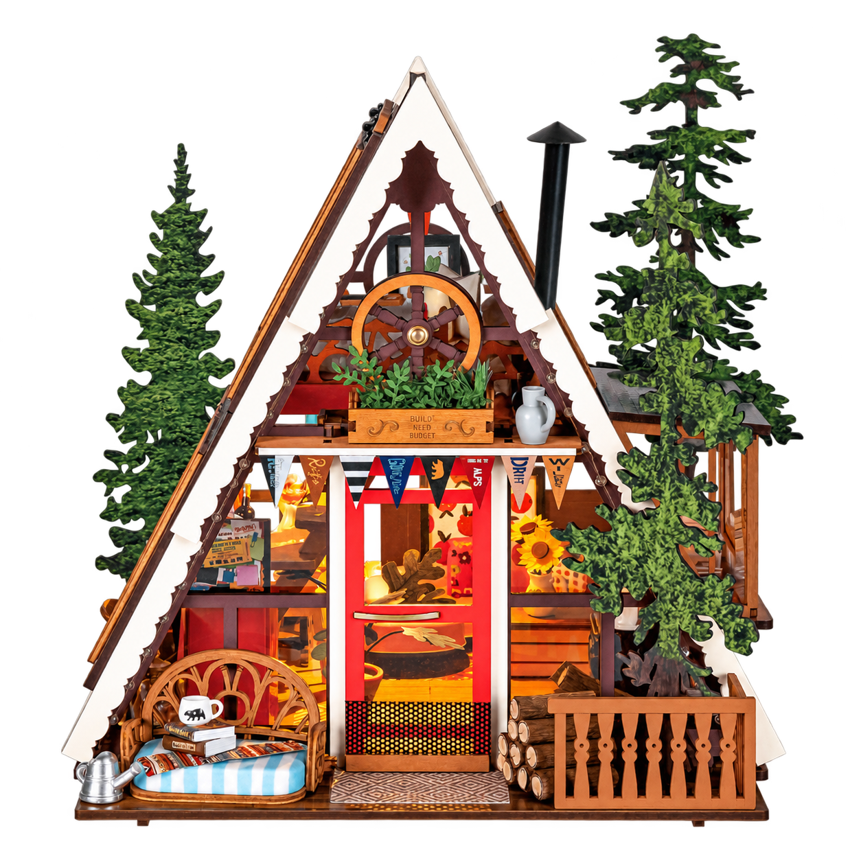 Rolife DIY Miniatuurhuis A-frame Boshut DG181