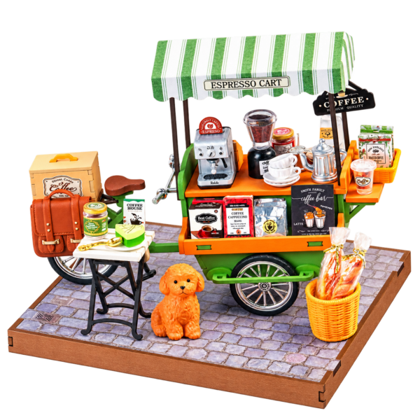 Rolife DIY Miniatuurhuis Aromatische Koffiekar DG182