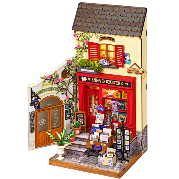 Rolife DIY Miniatuurhuis Weense Boekhandel DG183